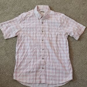 Mountain Khaki mens large short sleeve button up
